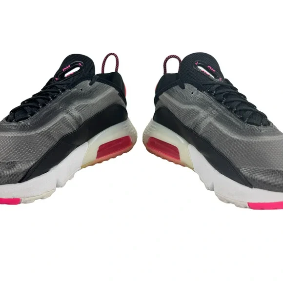 Nike Air Max 2090 Women's Shoes Size 11.5 Black Pink Silver DA4284-001 Lace Up - Picture 3 of 11